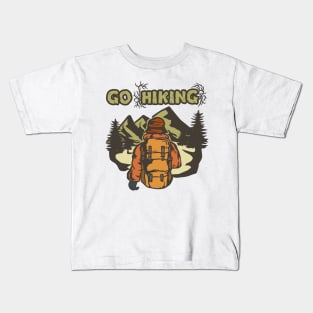 Go Hiking - Explore Mountain Kids T-Shirt